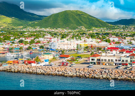 Basseterre, St. Kitts und Nevis. Stockfoto