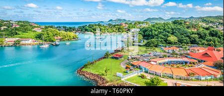 Castries, St. Lucia, östliche Karibik Stockfoto