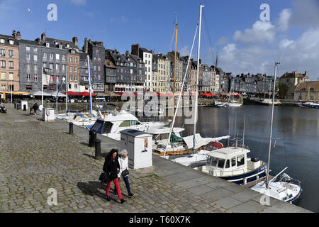 Vieux Bassin - Honfleur - Calvados - Paris - Frankreich Stockfoto