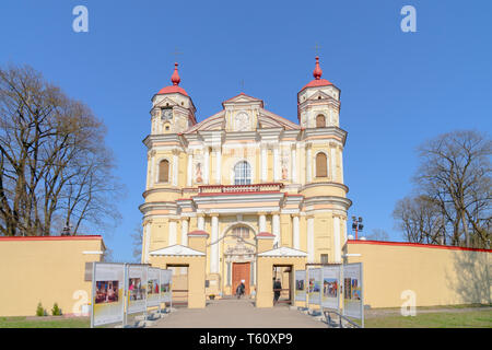 St. Peter und St. Paul's Kirche, Vilnius Stockfoto