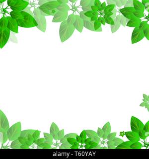 Sommer oder Frühling Blätter banner Vektor Konzept Stock Vektor