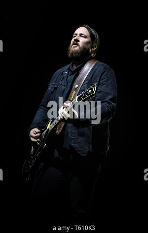 April 26, 2019 - Toronto, Ontario, Kanada - Kanadische band JULI SPRECHEN durchgeführt eine ausverkaufte Show in Toronto. Im Bild: PETER DREIMANIS, LEAH FAY, IAN DOCHERTY, JOSH WARBURTON, DANNY MEILEN (Credit Bild: © Engel Marchini/ZUMA Draht) Stockfoto