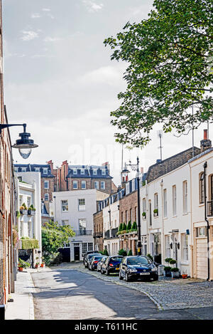 Häuser in Belgravia (Eaton), London Stockfoto