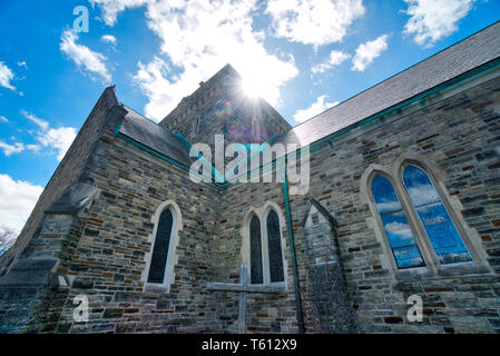 Glenview Presbyterianischen Kirche entfernt auf der Yonge Street in Toronto Midtown Stockfoto