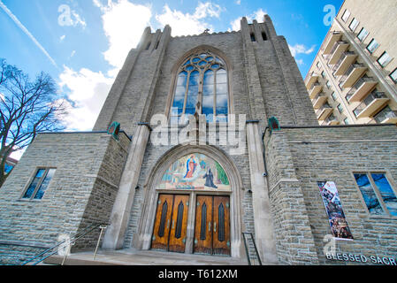 Kirche des Allerheiligsten Sakrament der Katholischen Kirche in Toronto Stockfoto