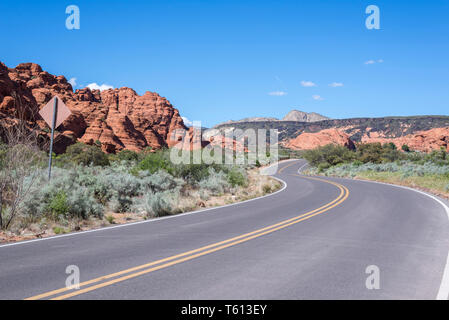 Snow Canyon State Park. Ivins, Utah, USA. Stockfoto