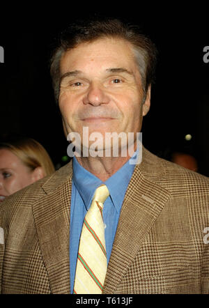 Fred Willard an der Akademie der Künste und Wissenschaften Abendessen zu Ehren der 55. jährlichen Primetime Emmy Awards Nominierten für herausragende Performing Talents an Spagos in Beverly Hills, CA. Die Veranstaltung fand am Donnerstag, dem 18. September 2003. Foto von: SBM/PictureLux Datei Referenz # 33790 2402 SBMPLX Stockfoto