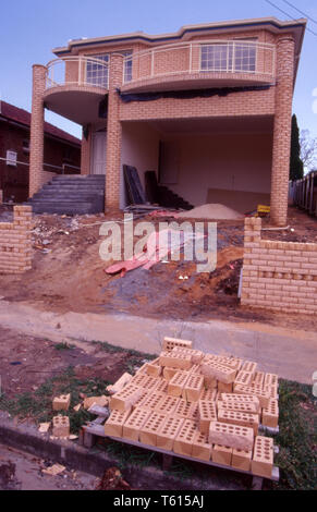 Neues Haus gebaut, einem Vorort von Sydney, New South Wales, Australien Stockfoto