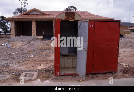 Neues Haus gebaut, einem Vorort von Sydney, New South Wales, Australien. Stockfoto