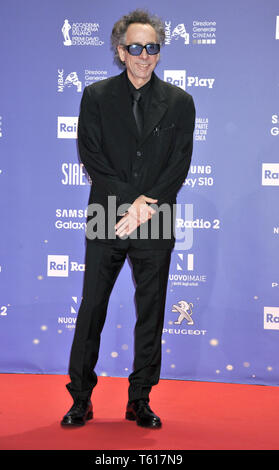 2019 David di Donatello Awards - Ankunft mit: Tim Burton Wo: Rom, Italien Wann: 27 Mar 2019 Credit: IPA/WENN.com ** Nur für die Veröffentlichung in Großbritannien, den USA, Deutschland, Österreich, Schweiz ** verfügbar Stockfoto