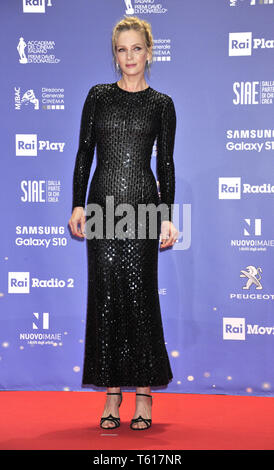2019 David di Donatello Awards - Ankunft mit: Uma Thurman, Wo: Rom, Italien Wann: 27 Mar 2019 Credit: IPA/WENN.com ** Nur für die Veröffentlichung in Großbritannien, den USA, Deutschland, Österreich, Schweiz ** verfügbar Stockfoto