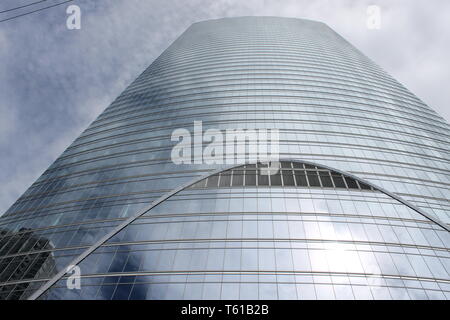 Fluss bei 444 W. Lake St, Chicago, IL, ein neues Büro Turm auf dem Chicago River Stockfoto