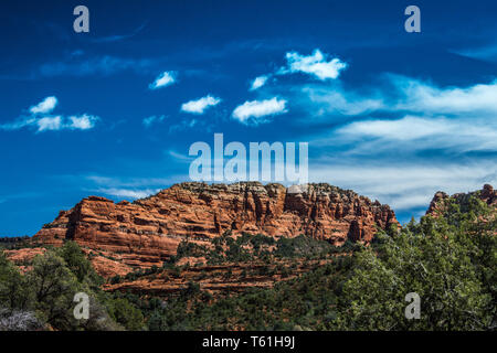 Die roten Felsen von Sedona Arizona Stockfoto