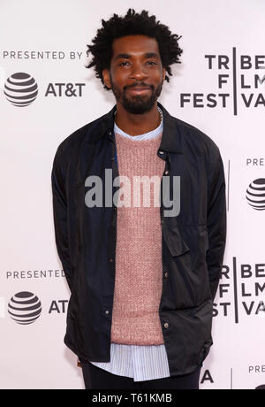 New York, NY - 27. April 2019: Gary Richardson die Premiere der "gute Haltung nimmt während der 2019 Tribeca Film Festival in der SVA Theater Stockfoto