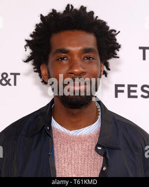 New York, NY - 27. April 2019: Gary Richardson die Premiere der "gute Haltung nimmt während der 2019 Tribeca Film Festival in der SVA Theater Stockfoto