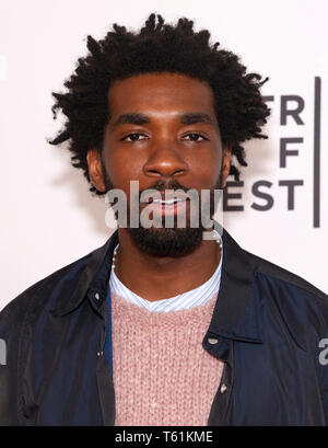 New York, NY - 27. April 2019: Gary Richardson die Premiere der "gute Haltung nimmt während der 2019 Tribeca Film Festival in der SVA Theater Stockfoto