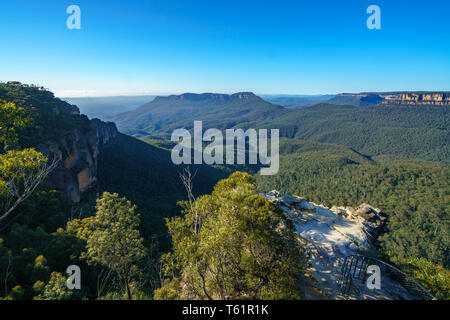 Lady darleys Lookout, Blue Mountains National Park, Katoomba, New South Wales, Australien Stockfoto
