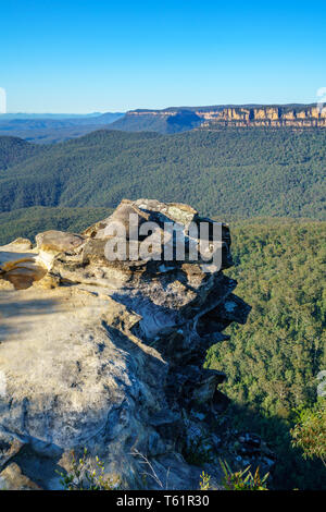 Lady darleys Lookout, Blue Mountains National Park, Katoomba, New South Wales, Australien Stockfoto