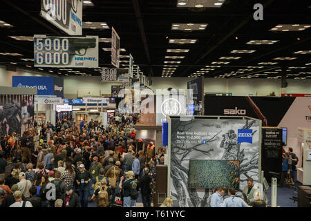 Indianapolis, Indiana, Großbritannien. 27 Apr, 2019. Insgesamt eine der NRB Convention während der dritte Tag der National Rifle Association. Quelle: Jeremy Hogan/SOPA Images/ZUMA Draht/Alamy leben Nachrichten Stockfoto