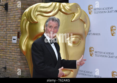 London, Großbritannien. 28 Apr, 2019. Michael Palin Arrivers an der British Academy Fernsehen Craft Awards am 28. April 2019, London, UK. Bild Capital/Alamy leben Nachrichten Stockfoto