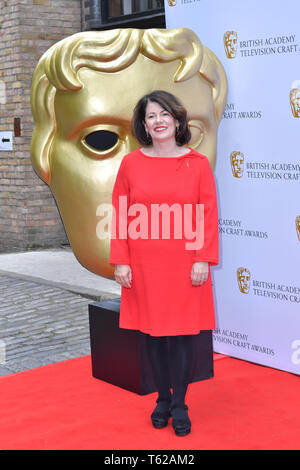 London, Großbritannien. 28 Apr, 2019. Arrivers Pippa Harris an der British Academy Fernsehen Craft Awards am 28. April 2019, London, UK. Bild Capital/Alamy leben Nachrichten Stockfoto