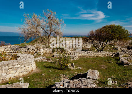 In Sewastopol, Krim - NOVEMBER 04,2018: historische und archäologische Museum-Reserve Halbinsel Taurisch Stockfoto