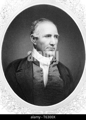 1860 s 1859 BIS 1861 PORTRAIT SAM Houston Gouverneur von Texas USA-q 53057 CPC 001 HARS SENATOR Stockfoto