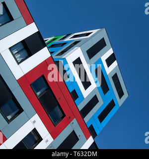 SOUTHEND-ON-SEA, ESSEX - 29. JUNI 2018: Southend Campus Halls of Residence Stockfoto