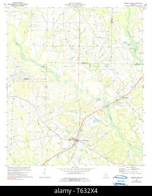 USGS TOPO Karte Georgia ga Norman Park 246543 1973 24000 Wiederherstellung Stockfoto