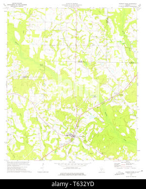 USGS TOPO Karte Georgia ga Norman Park 246544 1973 24000 Wiederherstellung Stockfoto