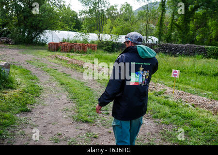 Organic Farm, Chomerac, Ardèche, Frankreich Stockfoto