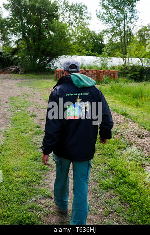 Organic Farm, Chomerac, Ardèche, Frankreich Stockfoto