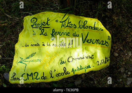 Organic Farm, Chomerac, Ardèche, Frankreich Stockfoto