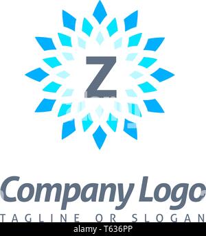 Schreiben modernes LOGO VORLAGE Stock Vektor