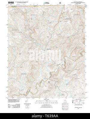 USGS TOPO Karte Georgia ga Satolah 20110819 TM Wiederherstellung Stockfoto