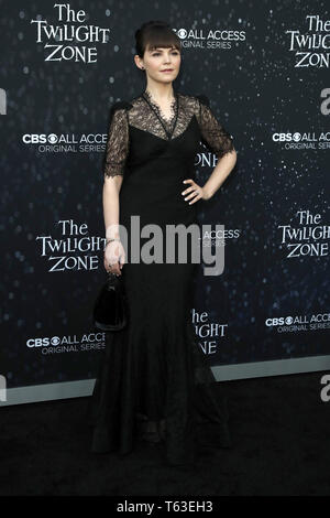 'The Twilight Zone'-Serie Premiere gehalten an der Harmony Gold Theater bietet: Ginnifer Goodwin Wo: Los Angeles, Kalifornien, Vereinigte Staaten, wenn: 26 Mar 2019 Credit: Nicky Nelson/WENN.com Stockfoto