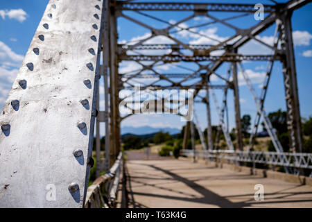 Walnut Canyon Bridge auf der historischen Route 66 in Arizona, USA Stockfoto