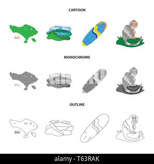 Karte, Berg, Surfbrett, Affen, tropischen, See, Brandung, Tier, Karte, Landschaft, Strand, Dschungel, Kartographie, Wald, Sommer, ape, Grün, Wasser, Wald, See, Berg, Meer, Schwanz, Land, Peak, Plank, Zoo, Insel, Rocky Mountains, Safari, Reisen, Tourismus, traditionelle, Insel, Bali, Indonesien, Balinesen, Karibik, Asien, Geographie, Set, Vector, Icon, Illustration, isoliert, Sammlung, Design, Element, Grafik, Vektor, Vektoren, Stock Vektor