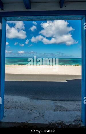 Free Masons Lodge, Cockburn Town, Grand Turk, Turks- und Caicos-Inseln, Karibik. Stockfoto