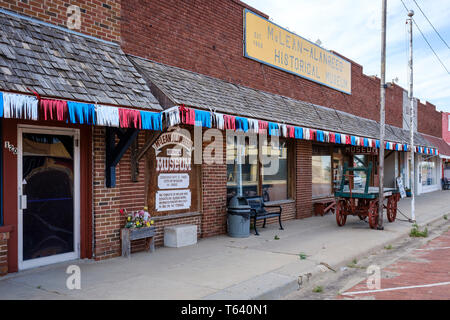 McLean Historic District auf US-Route 66 in Texas, USA Stockfoto