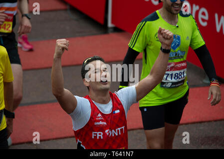 London, Großbritannien. 28. April 2019 Virgin Money London Marathon. Quelle: A.Bennett Stockfoto