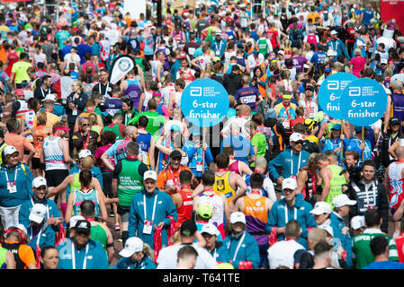 London, Großbritannien. 28. April 2019 Virgin Money London Marathon. Quelle: A.Bennett Stockfoto