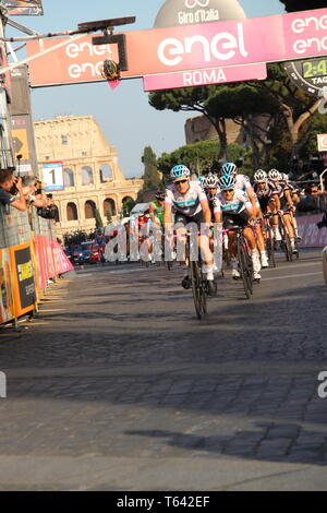 101 Giro d'Italia 2018 - Roma die letzte Stufe Stockfoto