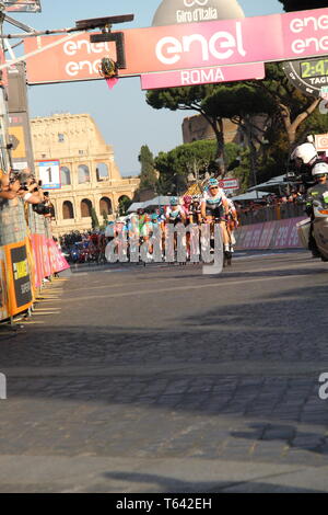 101 Giro d'Italia 2018 - Roma die letzte Stufe Stockfoto