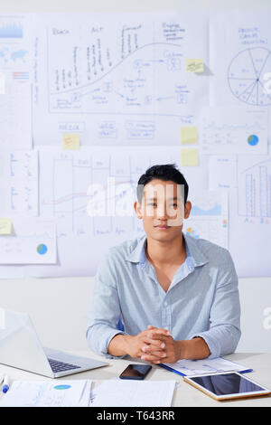 Junge Financial Manager Stockfoto