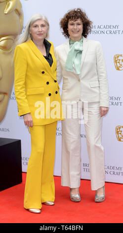 Foto muss Gutgeschrieben © Alpha Presse 078237 28/04/2019 Gäste bei den BAFTA Awards 2019 Fernsehen Handwerk bei der Brauerei in London Stockfoto