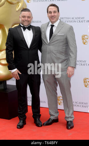 Foto muss Gutgeschrieben © Alpha Presse 078237 28/04/2019 Gäste bei den BAFTA Awards 2019 Fernsehen Handwerk bei der Brauerei in London Stockfoto