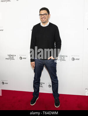 New York, NY, USA. 28 Apr, 2019. SAM ESMAIL im Tribeca Film Festival roter Teppich Ankünften für Tribeca Gespräche -'' ein Abschied von Herrn Roboter'' der ''Spring Studio - Das Marriott Bonvoy grenzenlos Theater von Chase'' in New York City am 28. April 2019 Credit: Michael Brochstein/ZUMA Draht/Alamy leben Nachrichten Stockfoto