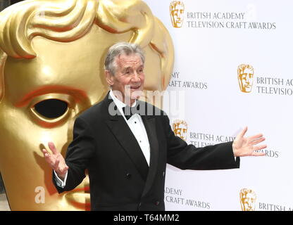 London, Großbritannien. Michael Palin bei British Academy (BAFTA) Fernsehen Handwerk Auszeichnungen bei der Brauerei, Chiswell Street, London am Sonntag, den 28. April 2019 Ref: LMK73-J 4820-290419 Keith Mayhew / Sehenswürdigkeit Media WWW.LMKMEDIA.COM Stockfoto