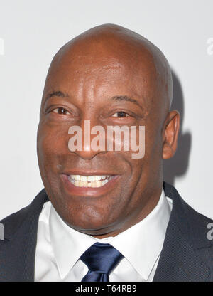 *** Foto *** Regisseur John Singleton hat im Alter von 51. LOS ANGELES, Ca - 1. Dezember: John Singleton besucht die 2016 Ebenholz Power 100 Gala im Beverly Hilton Hotel in Beverly Hills, Kalifornien am 1. Dezember 2016. Credit: Koi Sojer/Snap'N U Fotos/MediaPunch Stockfoto